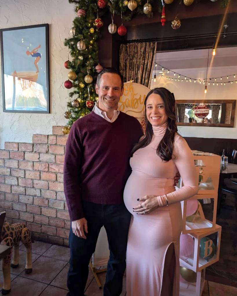 Catherine Holbrook with her husband Patrick Healy
